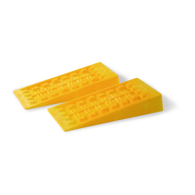 1 - Cunhas niveladoras Camper Fiamma Level System Magnum amarelo